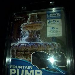 Total Pond Fountain Pump With Led Light