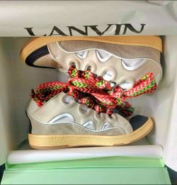 Lanvin curb sneakers