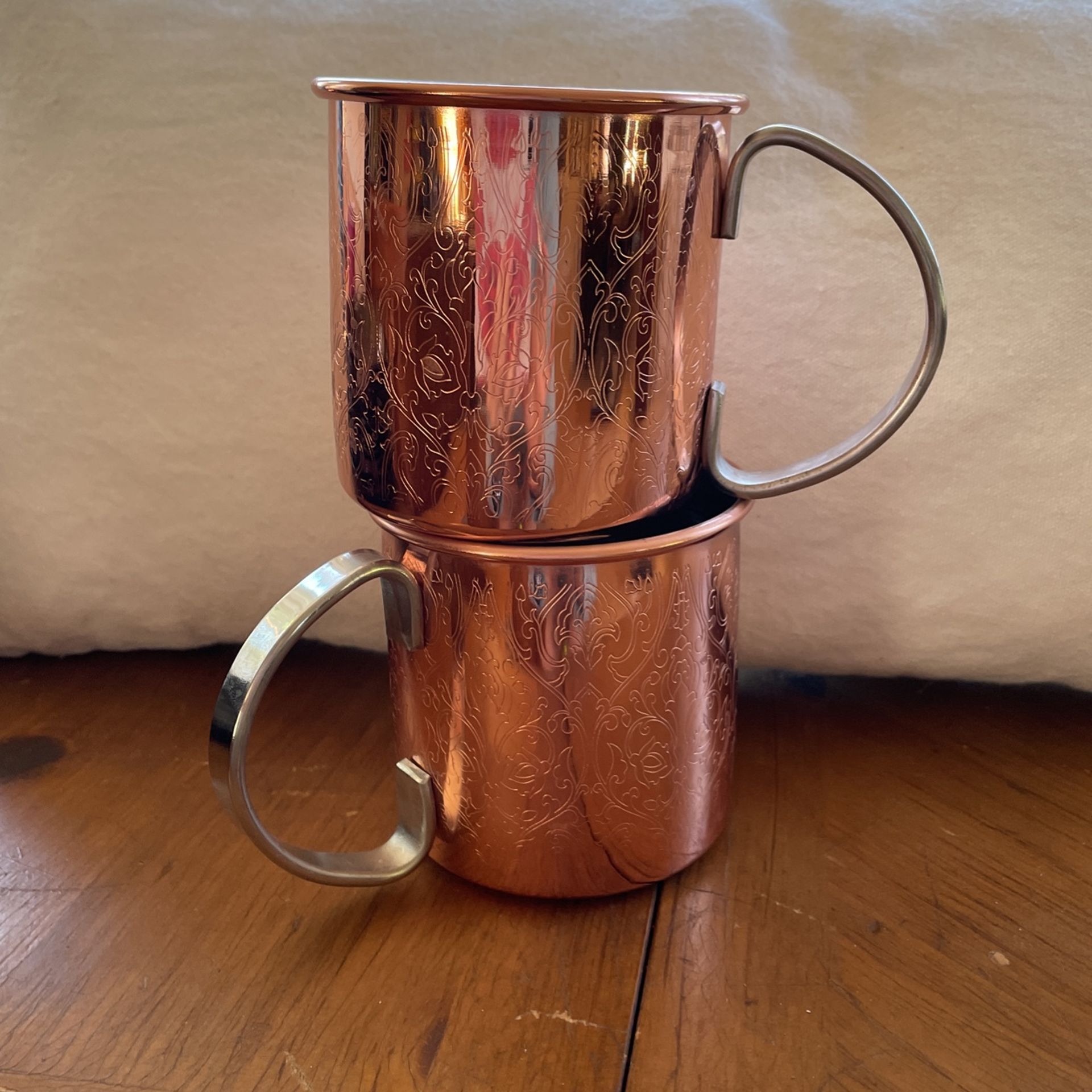 Copper Moscow mule Cups