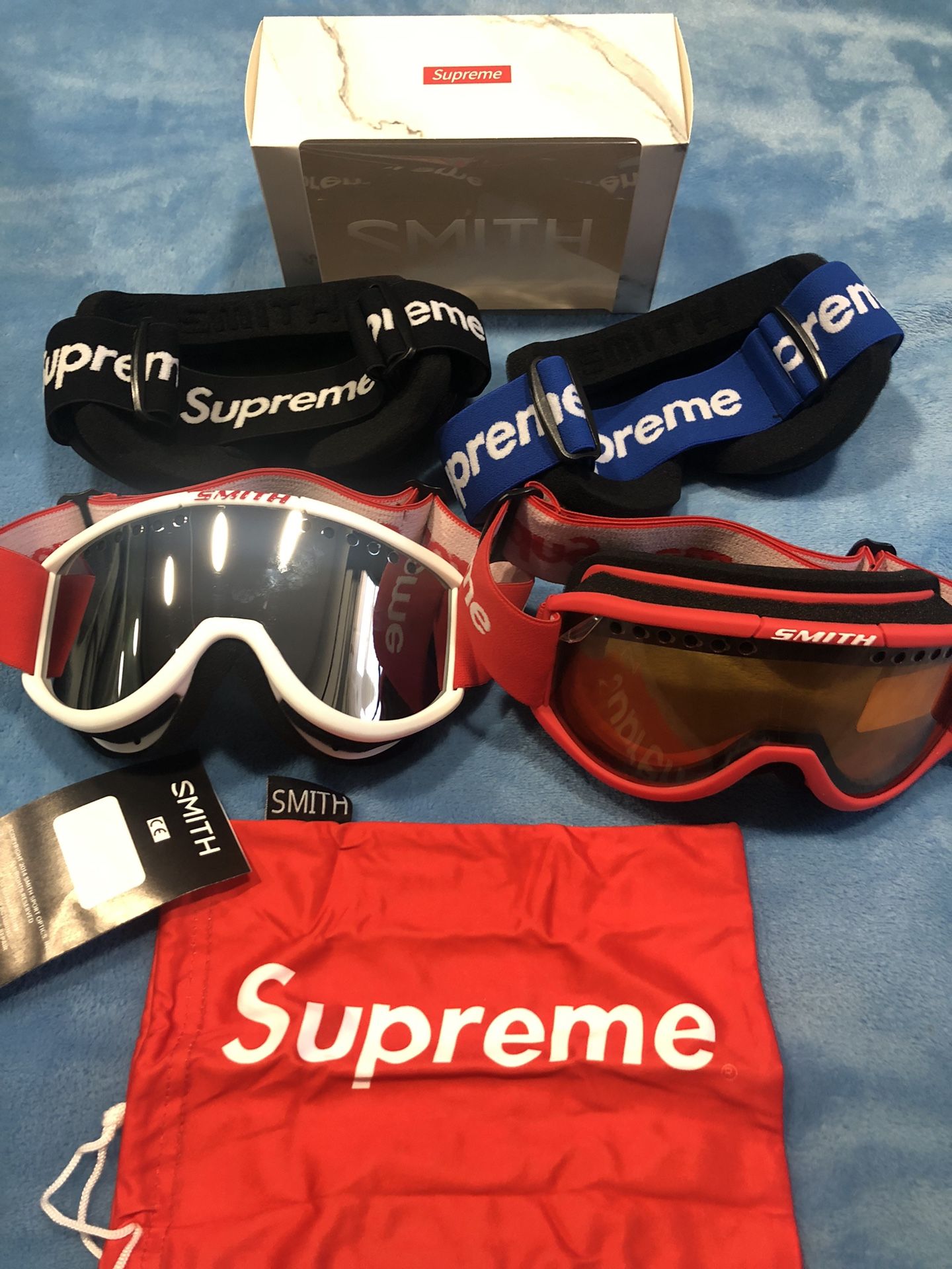 Supreme Goggles Red, Black, Blue, White
