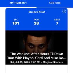 The Weeknd Ticket Las Vegas 