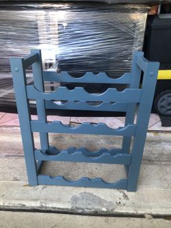 Wooden wine rack