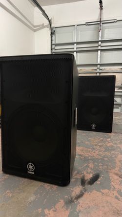 Yamaha DXR15 15" 2-way Active Loudspeaker PAIR 2 speaker