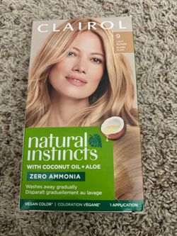 Blonde hair dye   non- permanent
