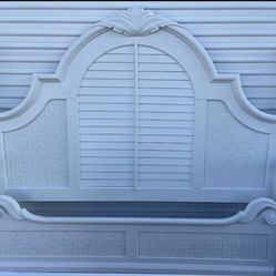 White King size bedroom set ( deliver available