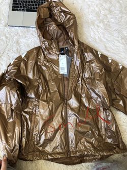 Adidas metallic gold jacket size small a bit over sized