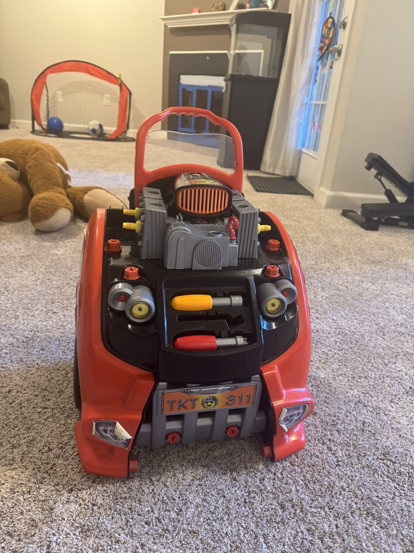 Truck Engine Toy with Removable Parts