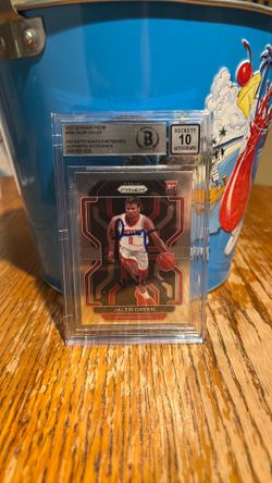 Jalen Green signed basketball rookie card