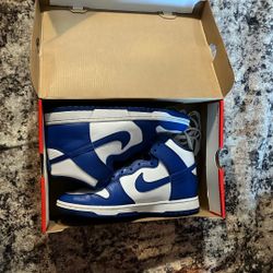 Royal Blue Nike Dunk High