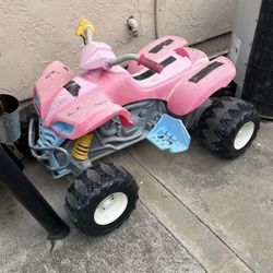 Power Wheels Electric Kids Quad 