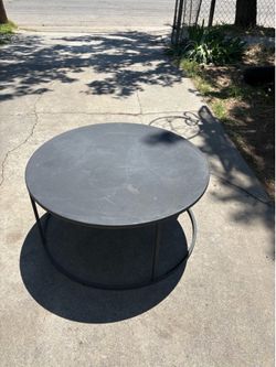 Black coffee table