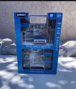 HART 200-Count Assorted Drill and Drive Bit Set with