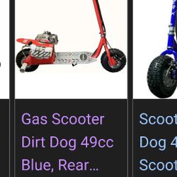 2 Stroke Gas Scooter