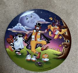 McDonalds Halloween Vintage Plate 1997