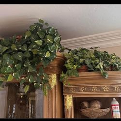 7 Huge Pieces Of Artificial Green Plants With Pots