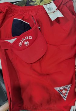 Mens Large Swim Trunks N Visor