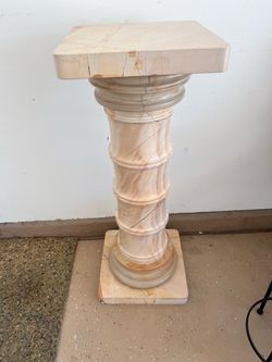 Marble Pedestal Column Display Stand
