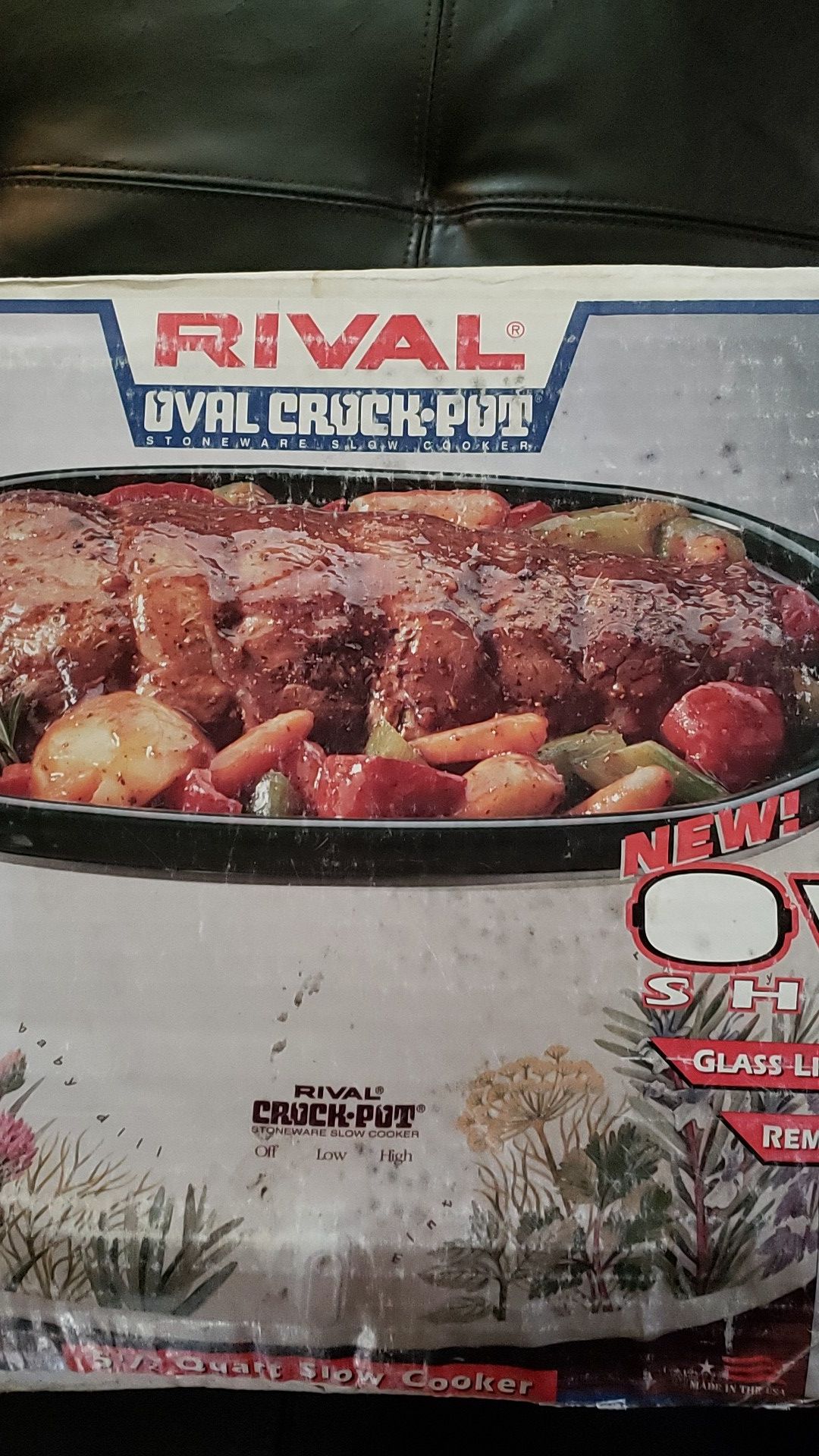 RIVAL oval crock pot