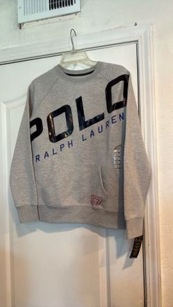 New Kids Ralph Lauren Polo performance crew neck sweatshirt size L