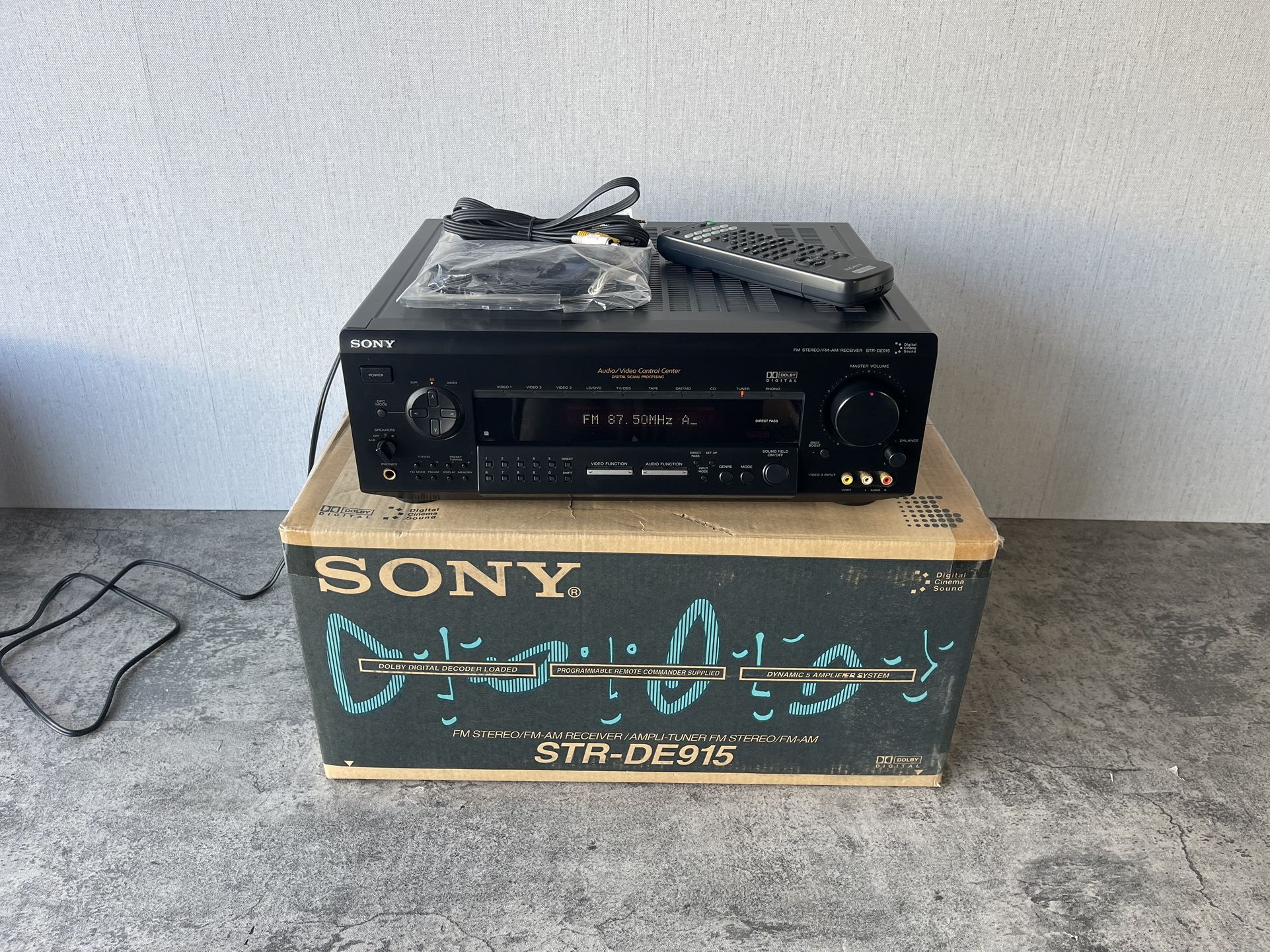 SONY STR-DE915 Audio/Video Control Center
