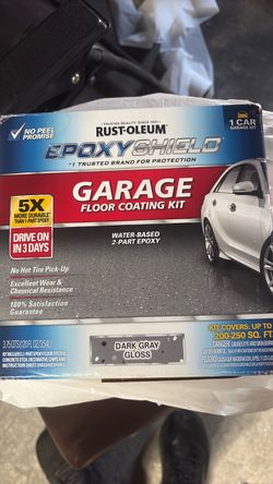 Rust oleum garage floor coating kit