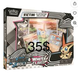 Black Bolt White Flare Victini Poster Collection Pokemon Cards