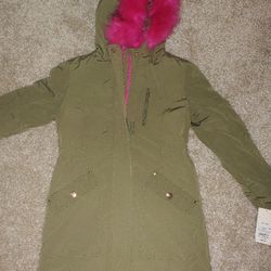 Girls Cat and Jack Jacket Size M 7/8