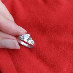 Silver Engagement Ring