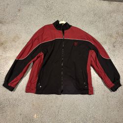 90’s Vintage Red/Black Japanese brand jacket 
