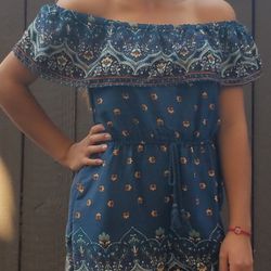 Off shoulder romper