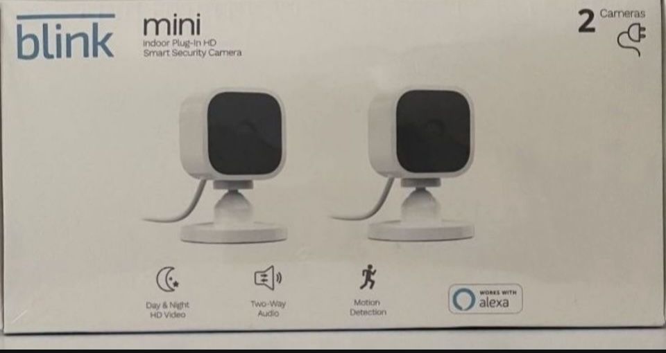 Blink Mini Indoor Plug-In HD Smart Security Camera