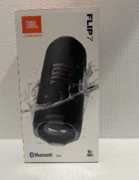 JBL - Flip 7 - Portable waterproof and drop-proof speaker - Black