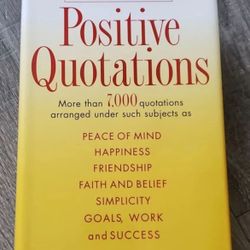 The Book Of Positive Quotations Compiled And Arranged By John Cook