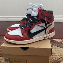 Chicago off white Jordan 1’s