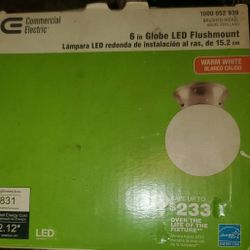 6in GLOBE LIGHT 