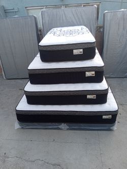 Queen Size Mattress Pillow Top 12"      Mew Mattress 