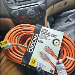 Ridgid 100 Ft Extension Cord 12 Gauge 