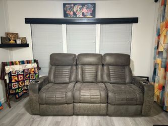 Free 7’ couch with recliners