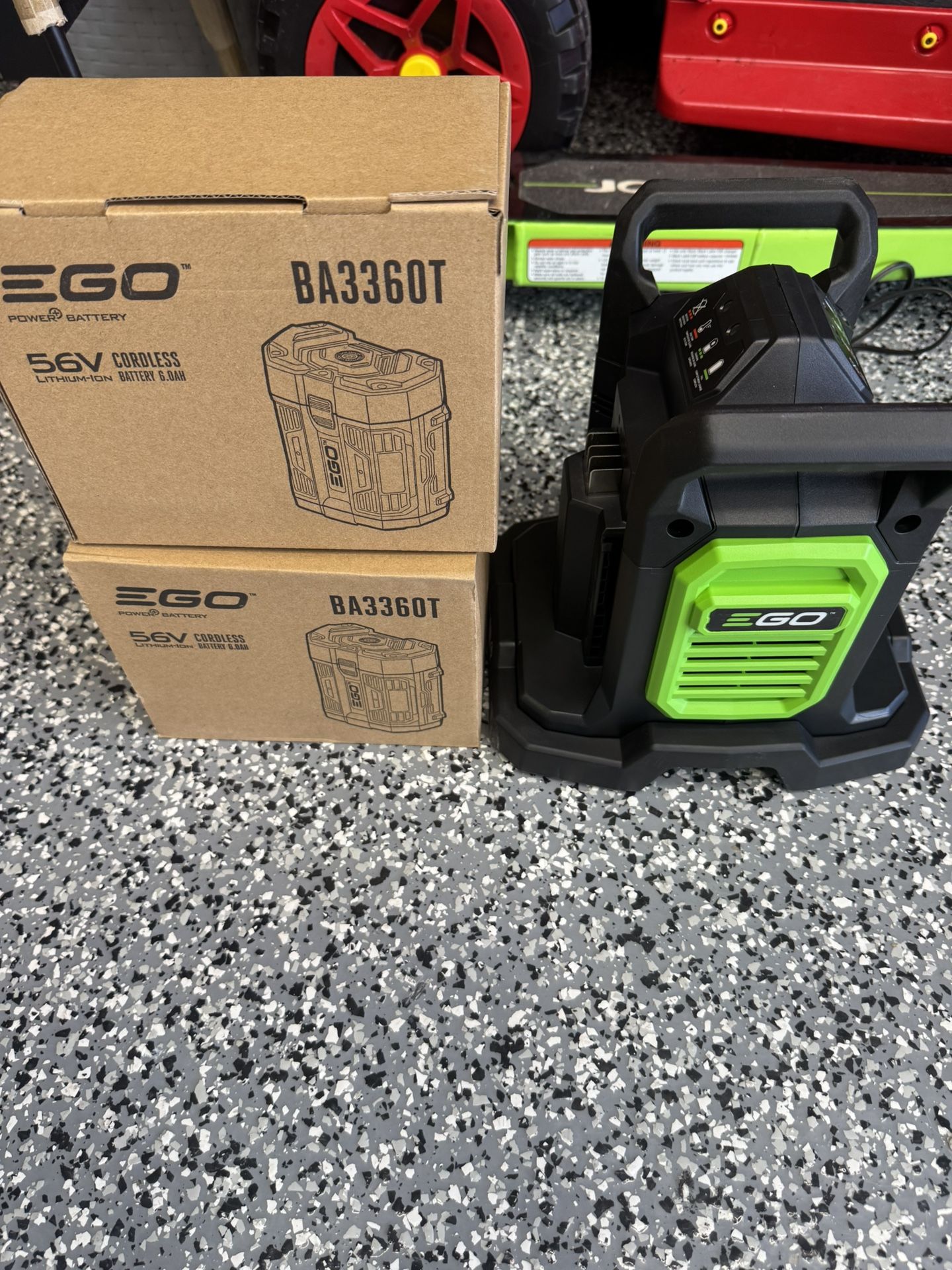 Ego Brand New Batteries And Charge 6