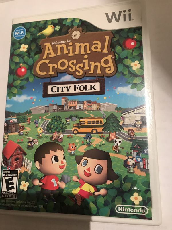 Animal Crossing City Folk Nintendo Wii Complete In-Box for ...