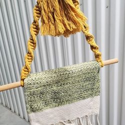 Macrame Golden Yellow Hanger