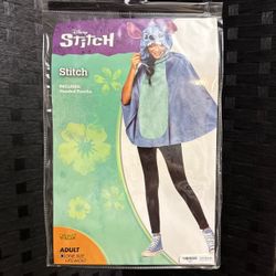 Disney Stitch Hooded Poncho Costume