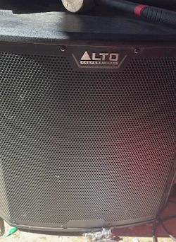 Two Subwoofers 15” Alto