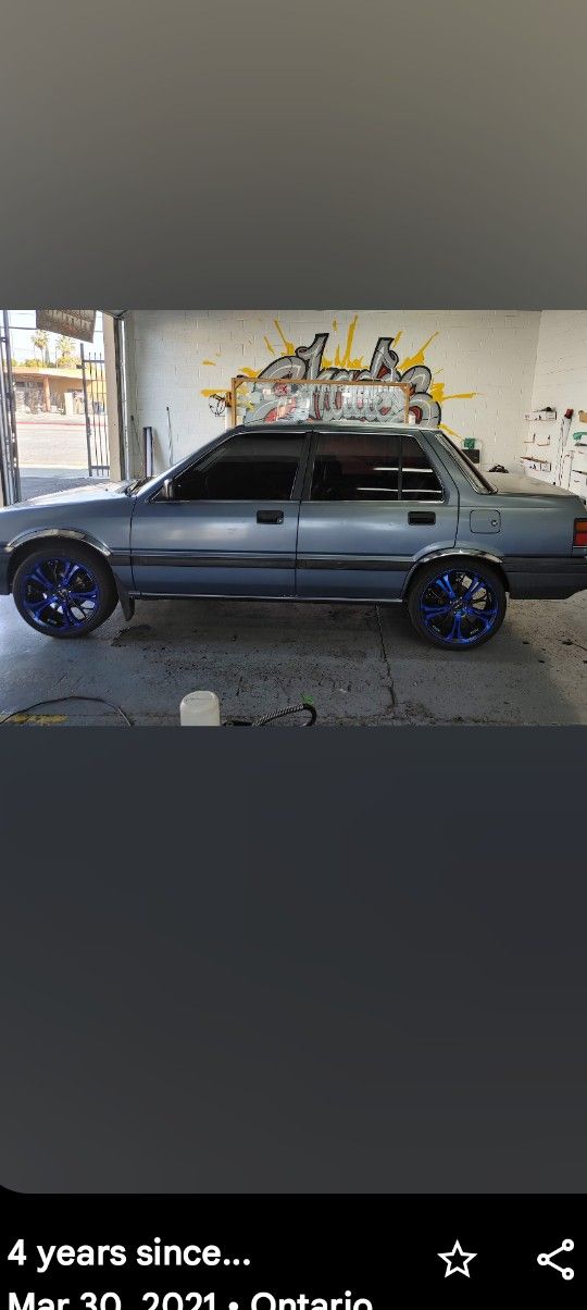 Blue/Black 17inch Rims/Tires Used