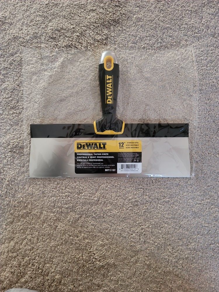 DEWALT
12 in. Stainless Steel Taping Knife with Soft Grip Handle