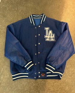 Dodgers Reversible Leather Jacket Size: XL