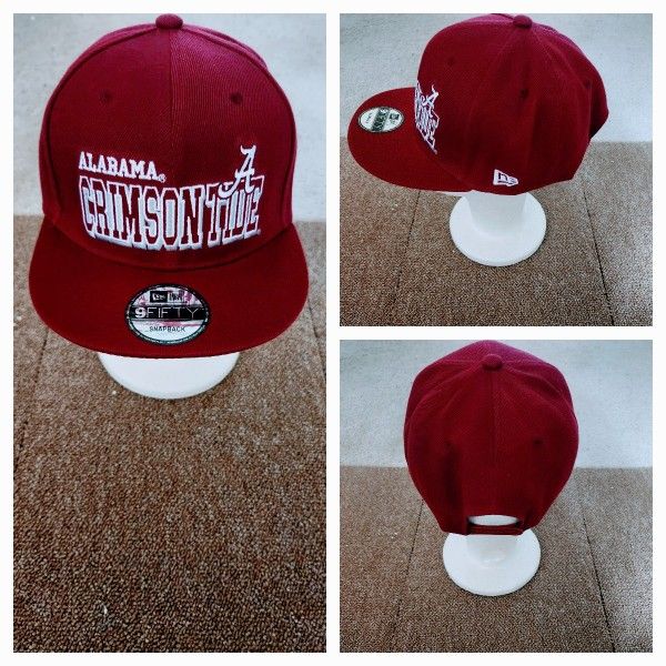 ALABAMA CRIMSON TIDE NCAA COLLEGE SNAPBACK HAT.