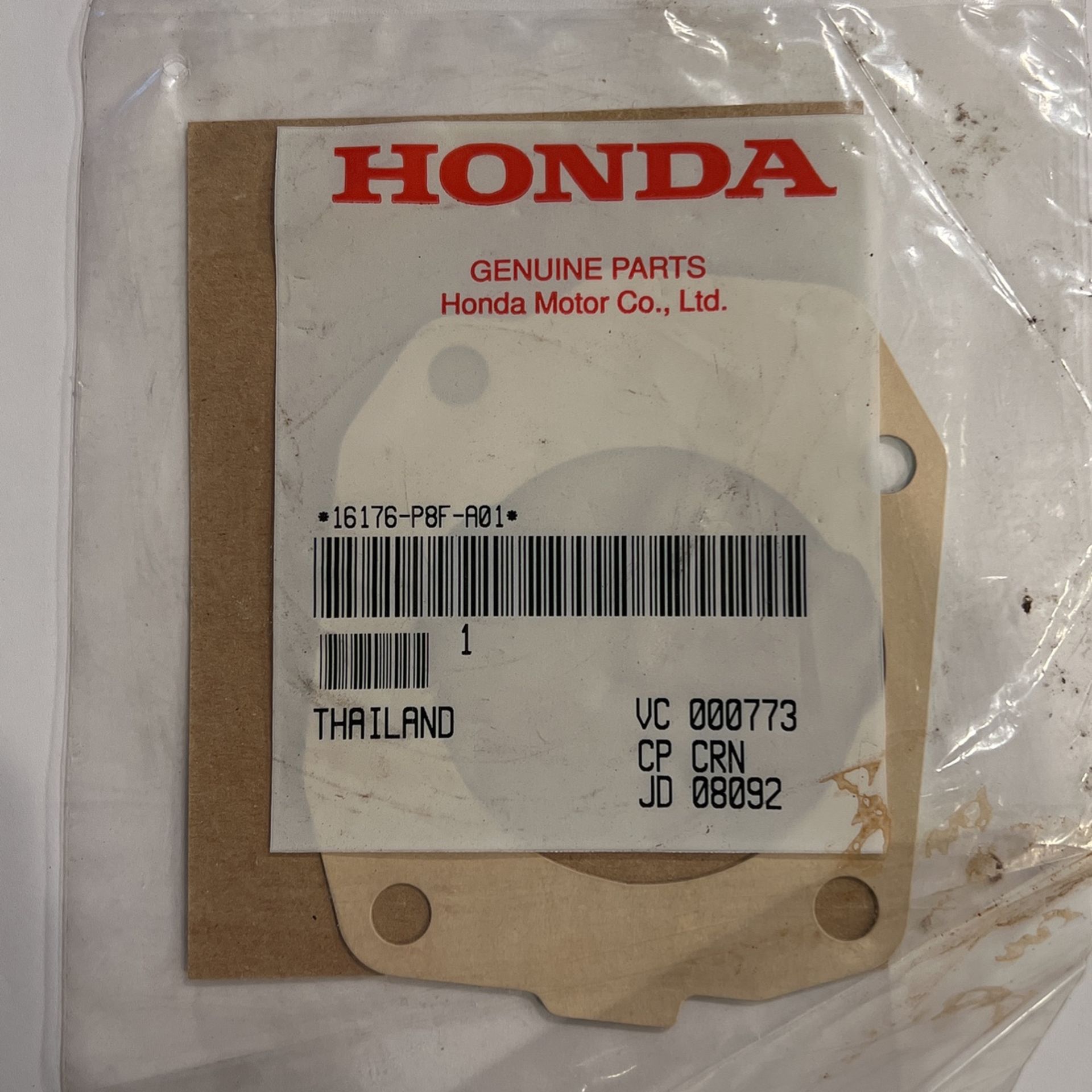 Part of Throttle Body Gasket For Honda Pilot, V6 Accord, Odyssey