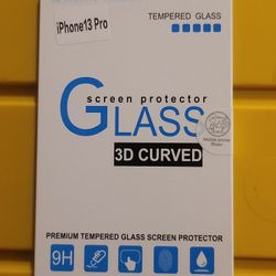 iPhone 13 Pro Screen Protector Glass 3D Curved Premium Tempered
