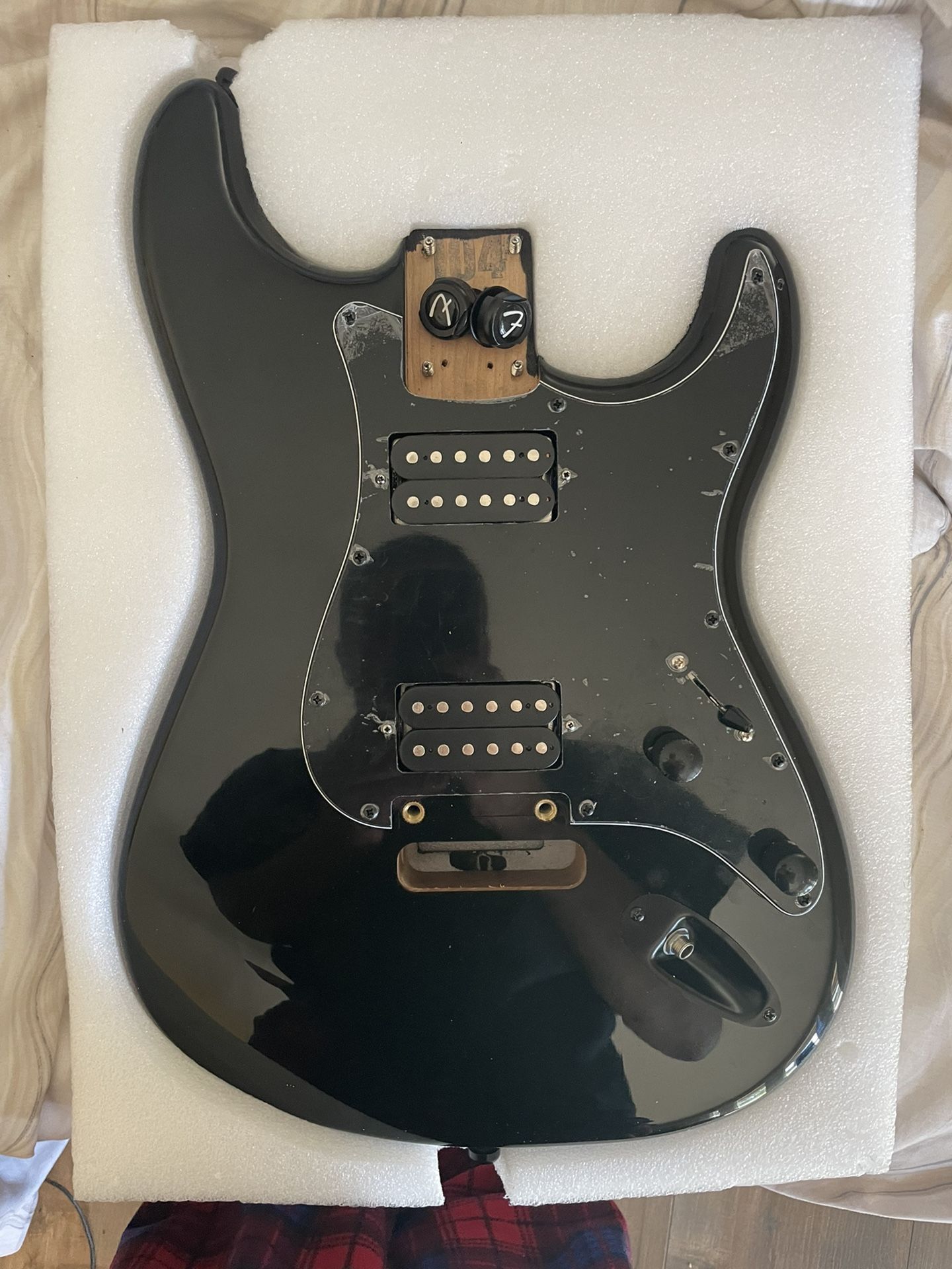 Official Fender Stratocaster H H Body BLACK
